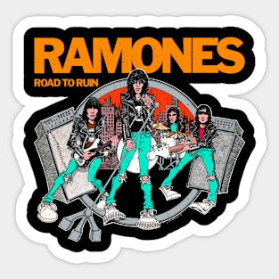 Classic Punk Rock Band Sticker